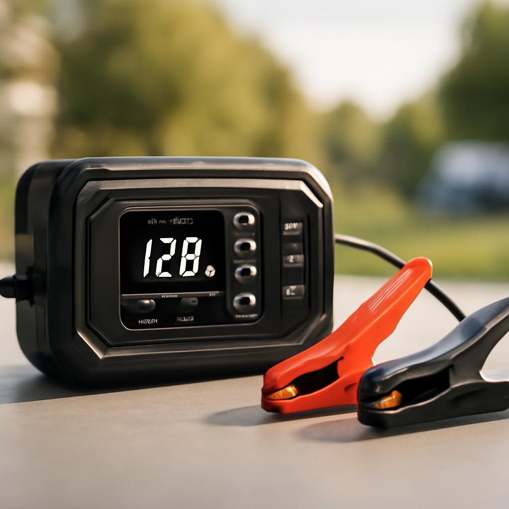 Rasentrimmer – Anwendung im Garten (AI)